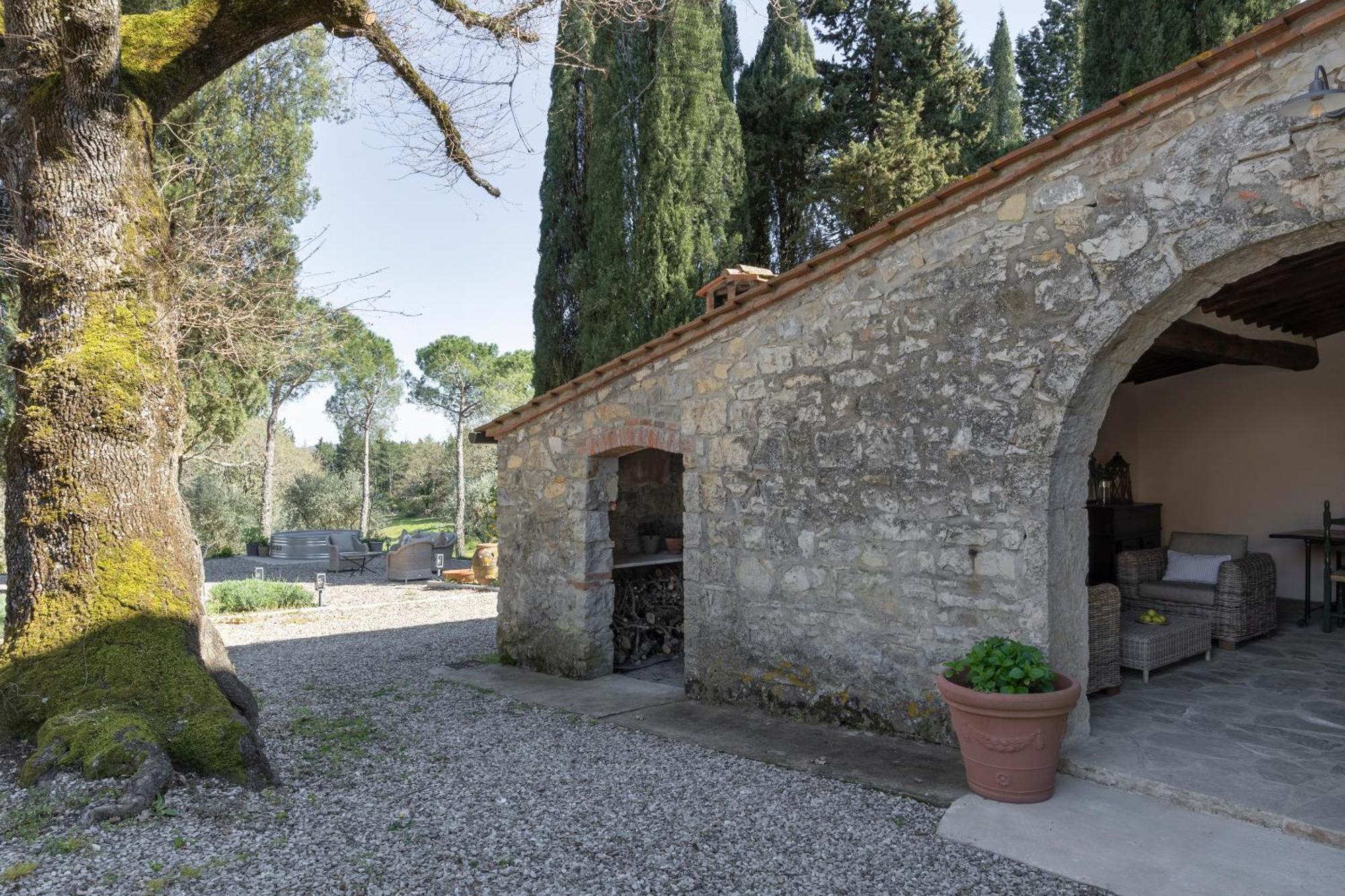 Il Villino Farmhouse Castellina in Chianti Exterior photo